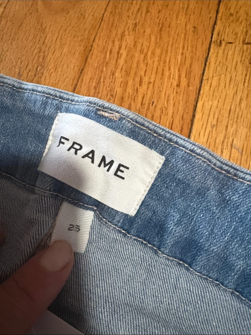 Frame Flare Raw Hem 25